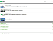 Tablet Screenshot of javys.sk